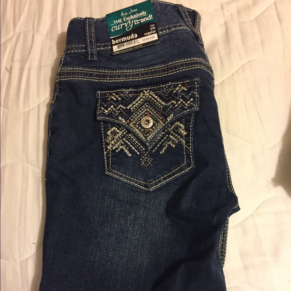 Bermuda jean shorts 5/6